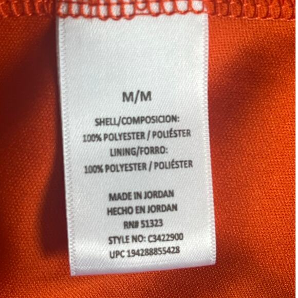 NWT Women's Vince Camuto Three Tier Orange Floral Print Flowy Boho‎ Dress Sz Med - Picture 6 of 12